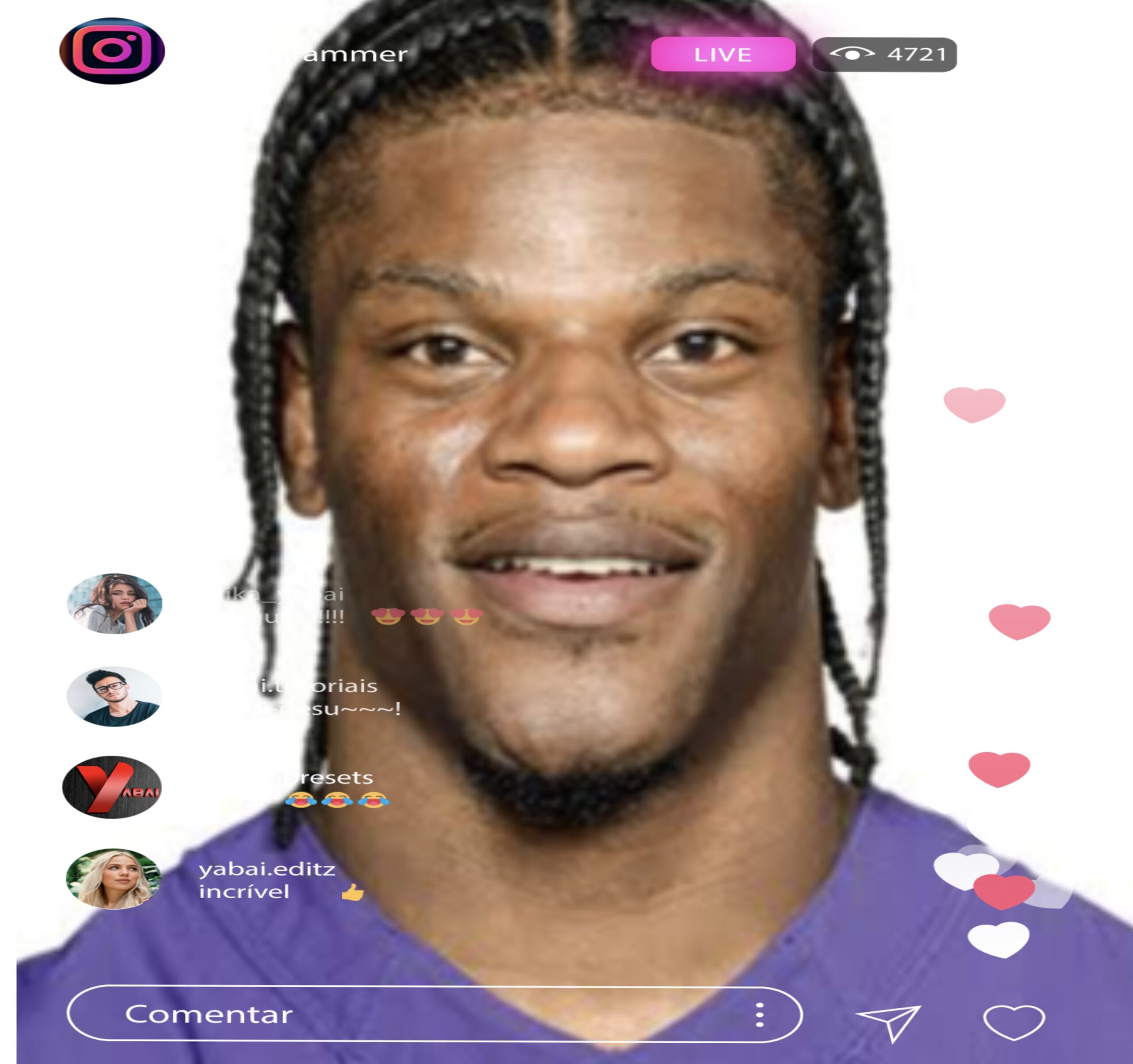 A Shocking Moment During Lamar Jackson’s Live Stream with a Fan What Happened