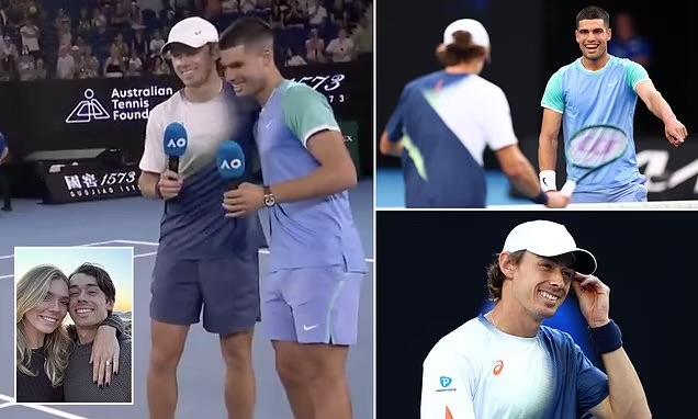 Carlos Alcaraz Shares Laughs and Love: Hilarious Congrats to Alex De Minaur and Katie Boulter, Plus Insights on His Own Romance